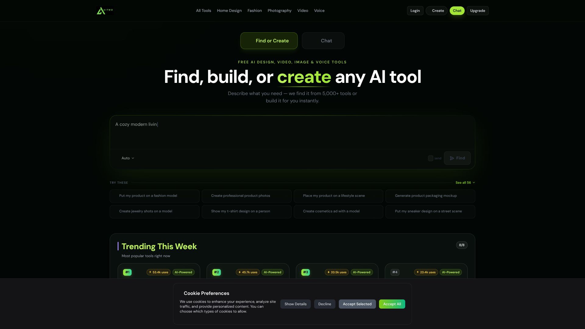 AI Two | 智能室内设计与房屋改造AI工具