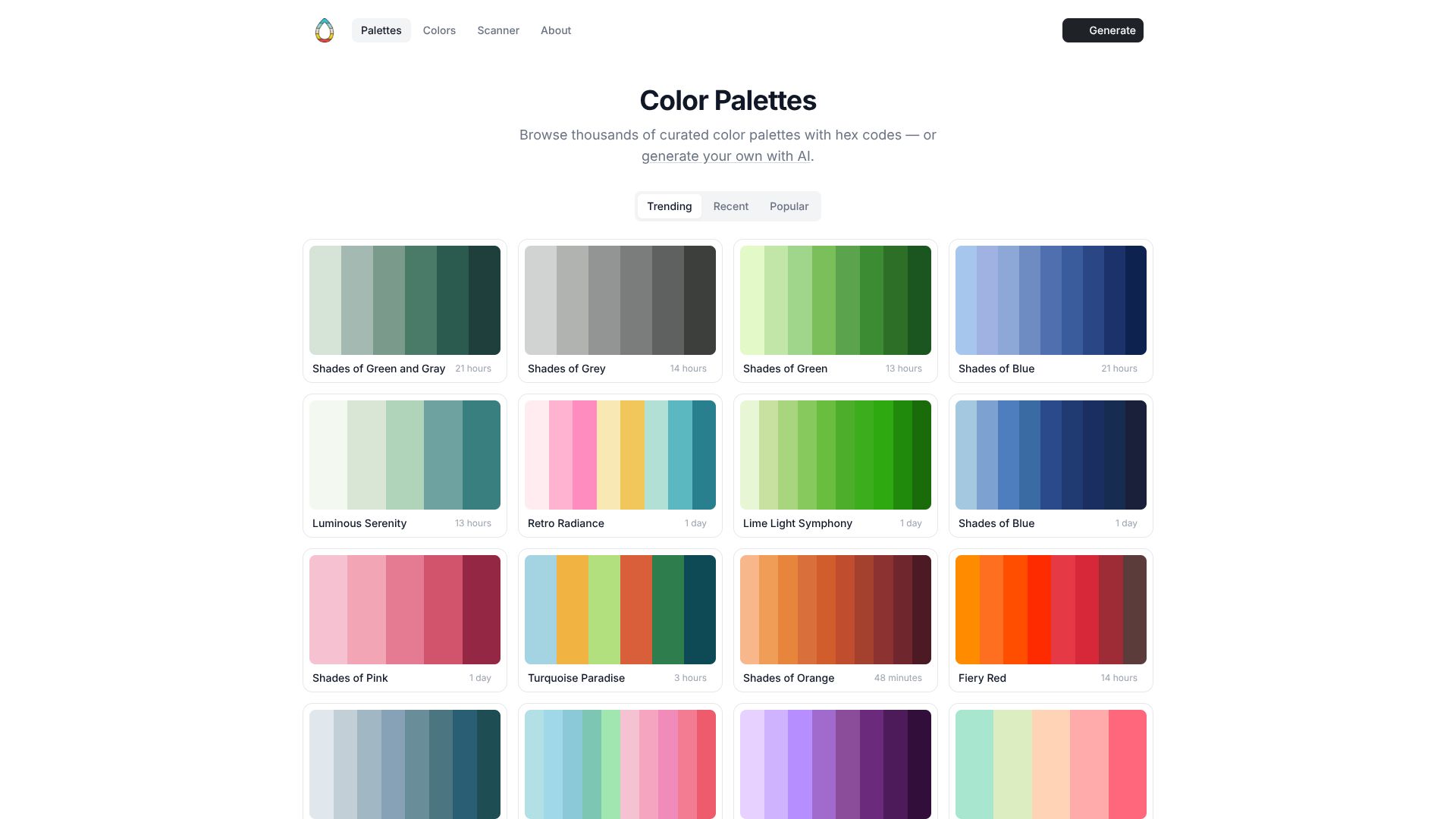 ColorDrop – 在线色彩搭配与 AI 配色生成工具