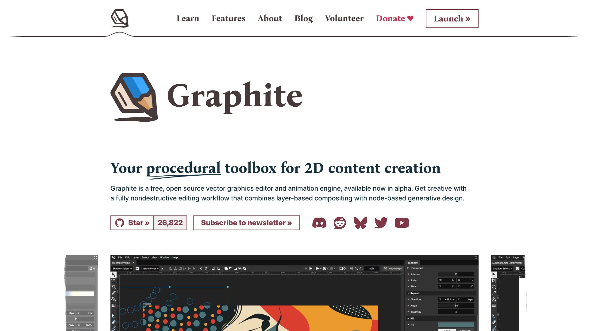 Graphite – 免费开源在线矢量图形编辑器