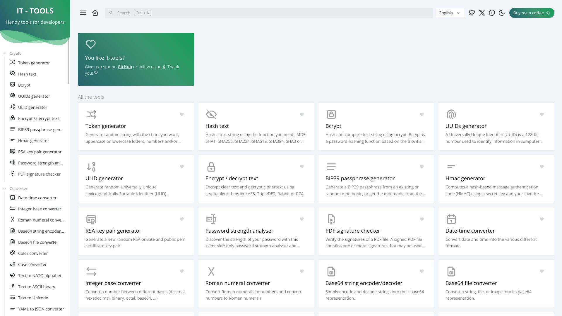 IT Tools – 开发者实用在线工具箱
