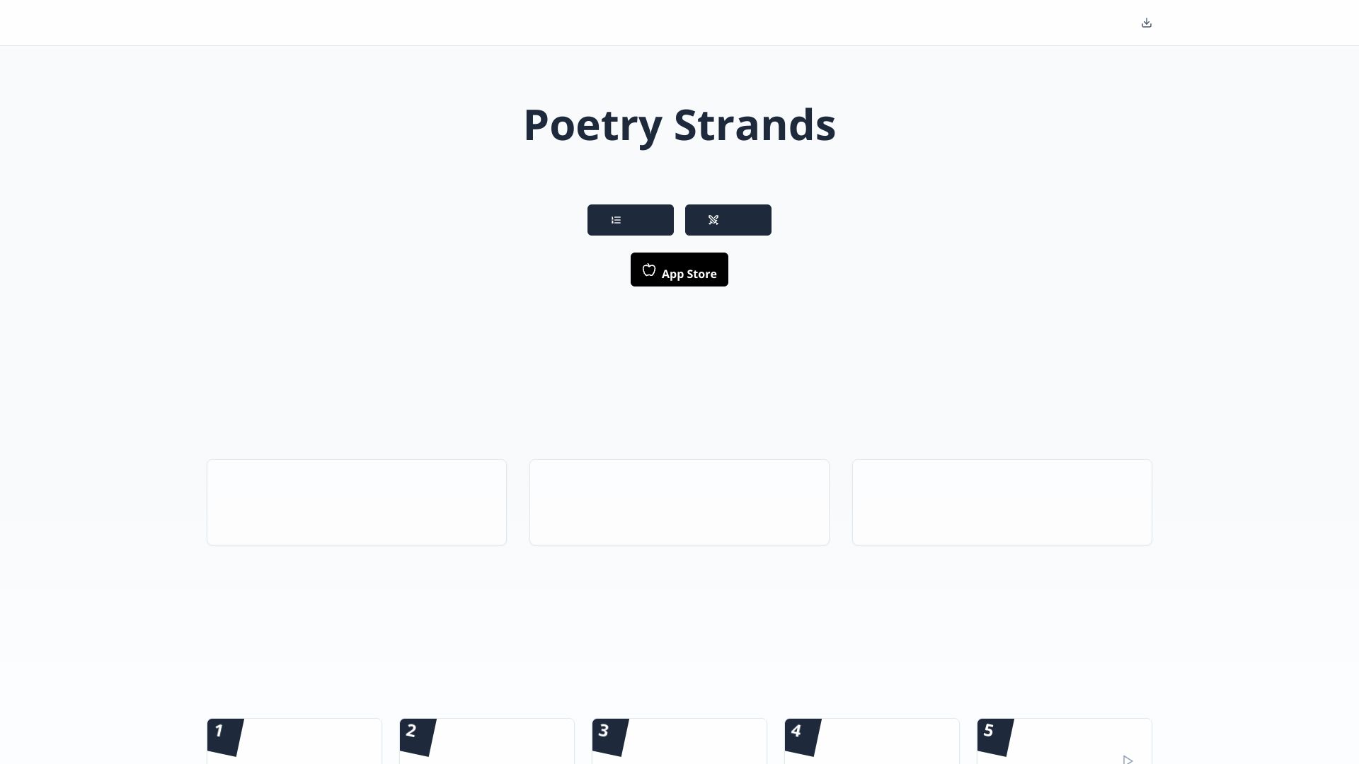 古诗连词 Poetry Strands