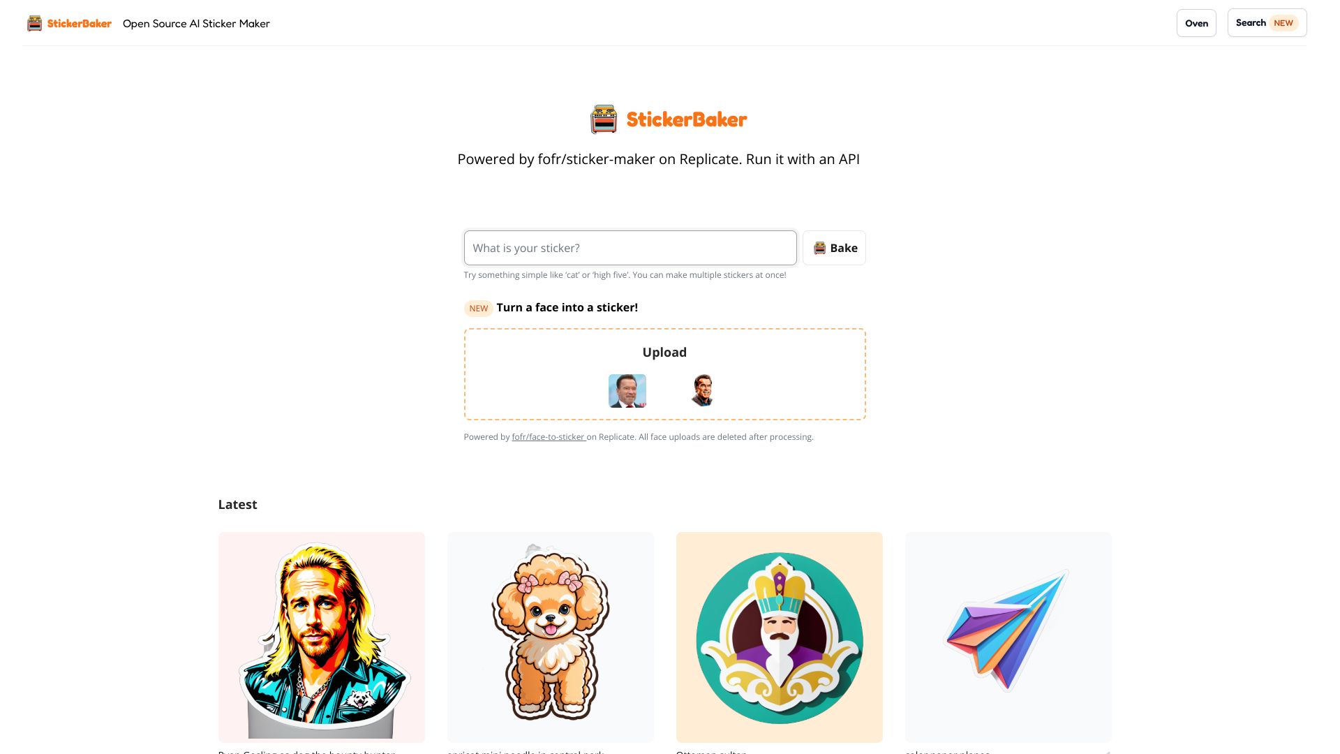 StickerBaker – 开源 AI 贴纸生成器