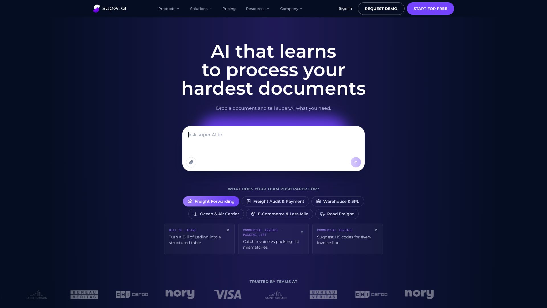 super.AI – 智能文档处理 (IDP) 与业务流程AI自动化平台