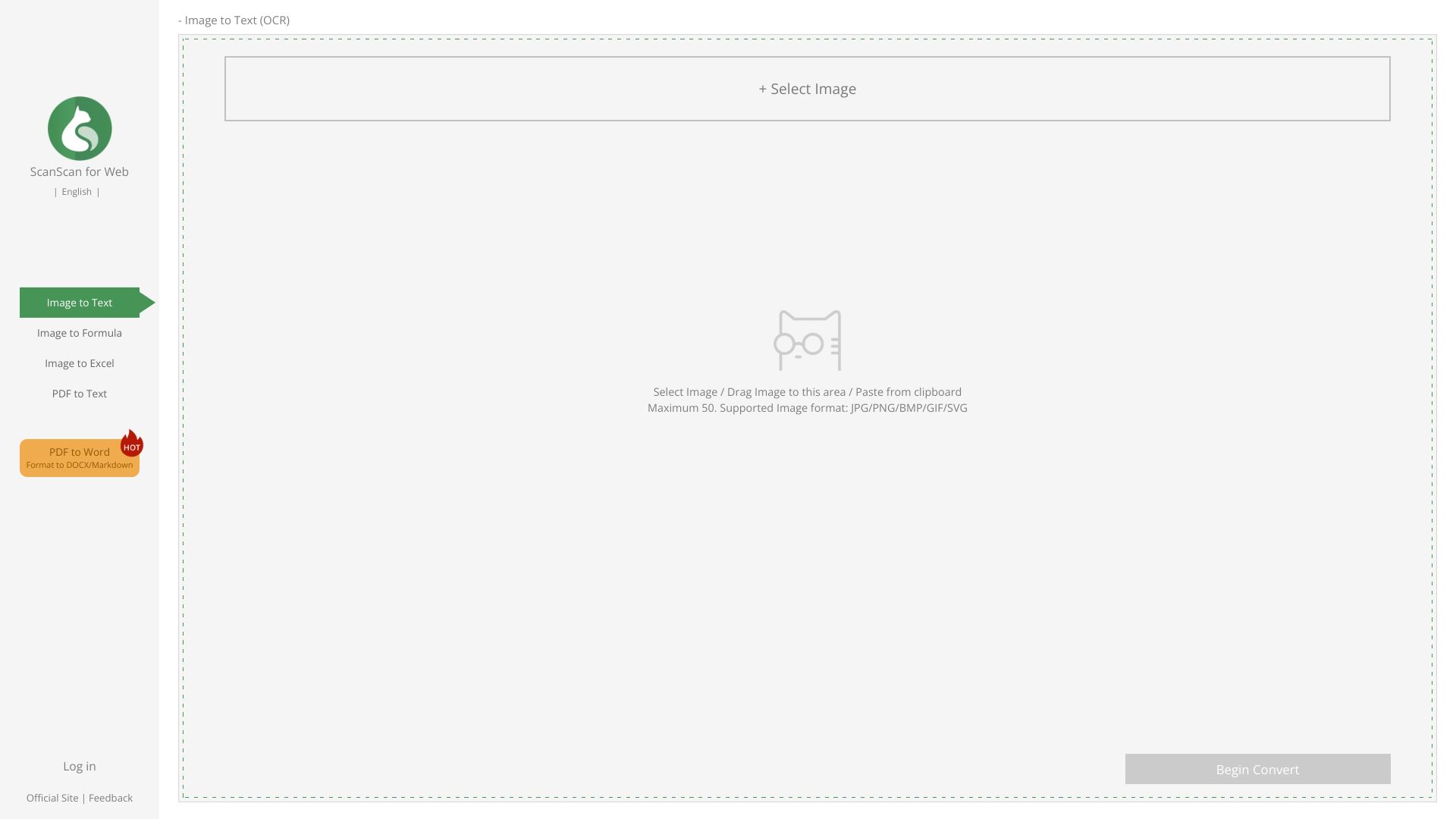 白描网页版 – 在线OCR文字识别与文件扫描工具