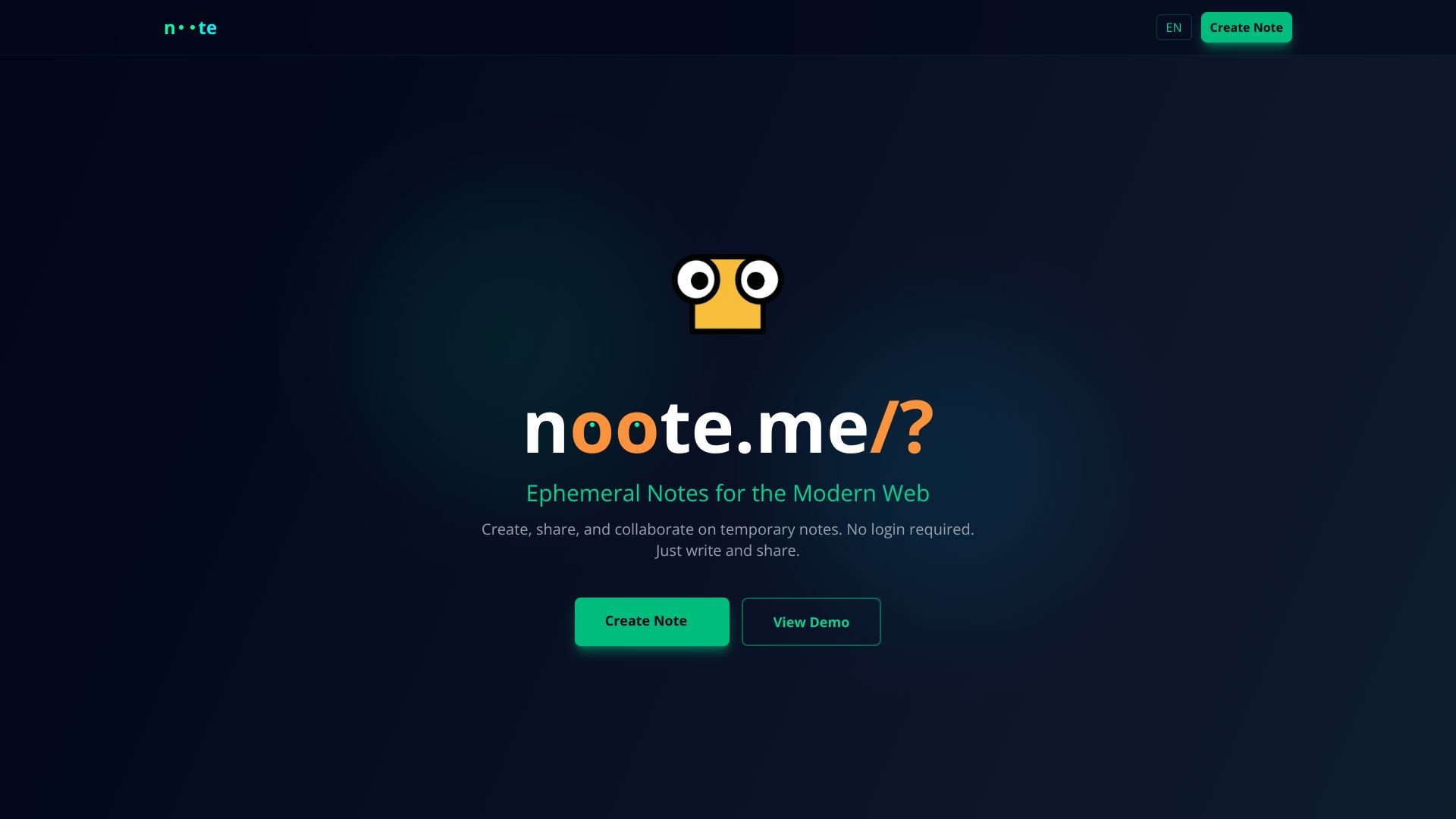noote.me 互联网超级便签